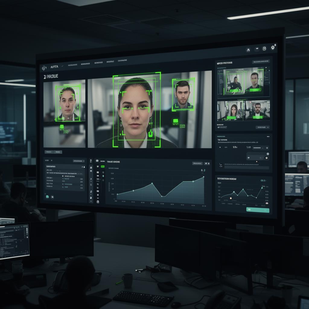 FRS face recognition dashboard with live detection