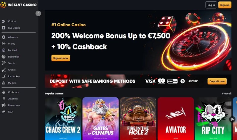 Découvrez le Instant Casino France : Connexion et Retrait Instantané